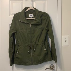 Old Navy Women’s Size M Army Green Fall Jacket